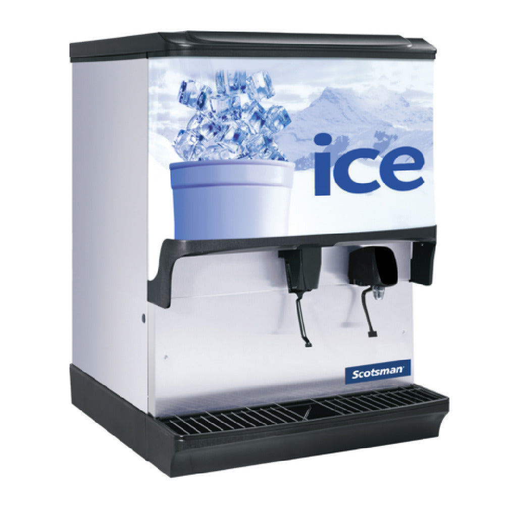 Scotsman IOD250WF-1 Ice Dispenser Counter Model 30"W X 31"D X 41"H Approximately 250 Lb Storage Capacity