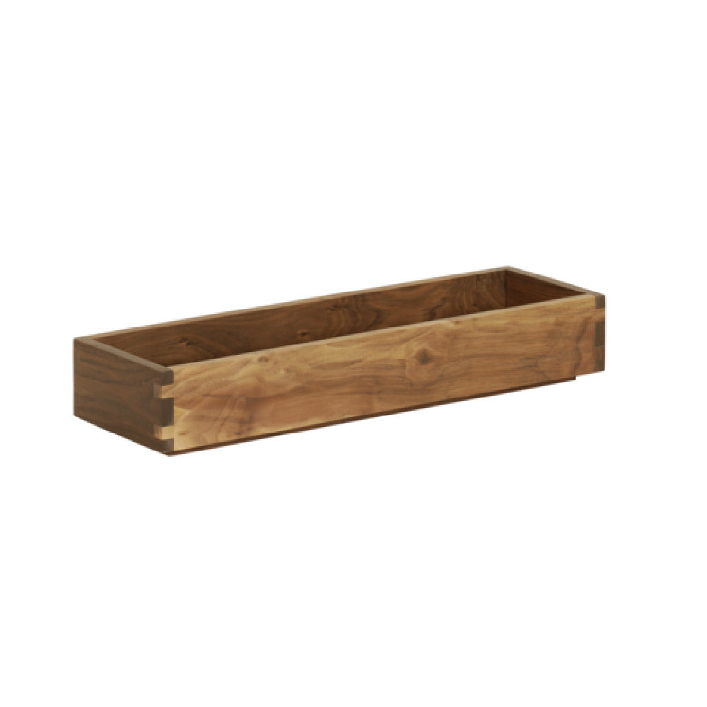 Cal Mil 23106-2063-78 Sydney Tray 20"W X 6"D X 3"H Walnut