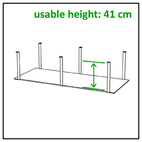 Bauscher Hepp VE-80084 - Venta® Shelf, To Create Storage Space Under A Buffet Table