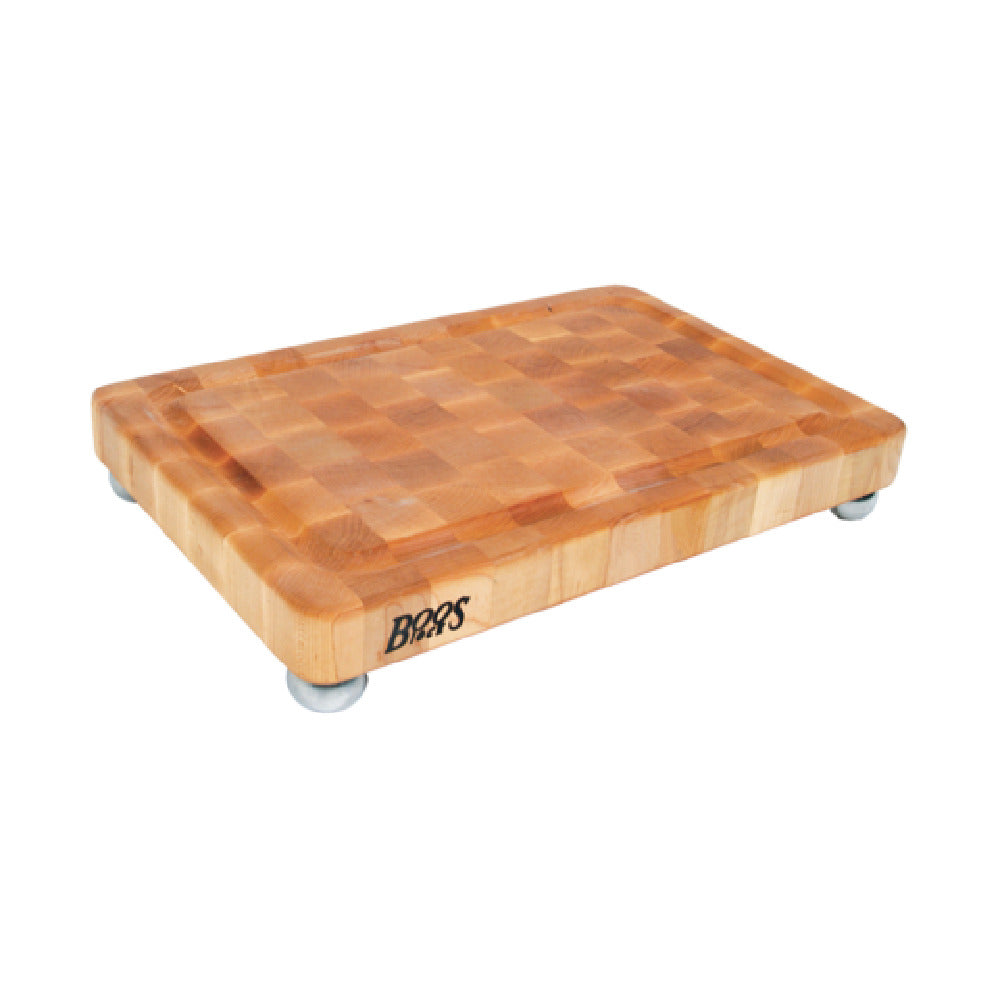 John Boos MPL1812175-SSF Cutting Board 18"W X 12"D X 1-3/4" Thick End Grain Construction