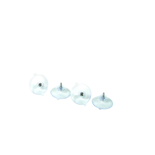 BOSKA Professional Cheese Equipment 553012 Boska Cheese Commander Pro Spare Suction Feet (4 Pcs) 2.16''W X 1.81''D X 1.18''H