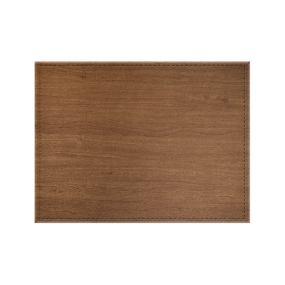 Risch PLACEMATDX-SHERWOOD 16X12 Sherwood Faux-wood Premium Sewn Placemat (specify Color)