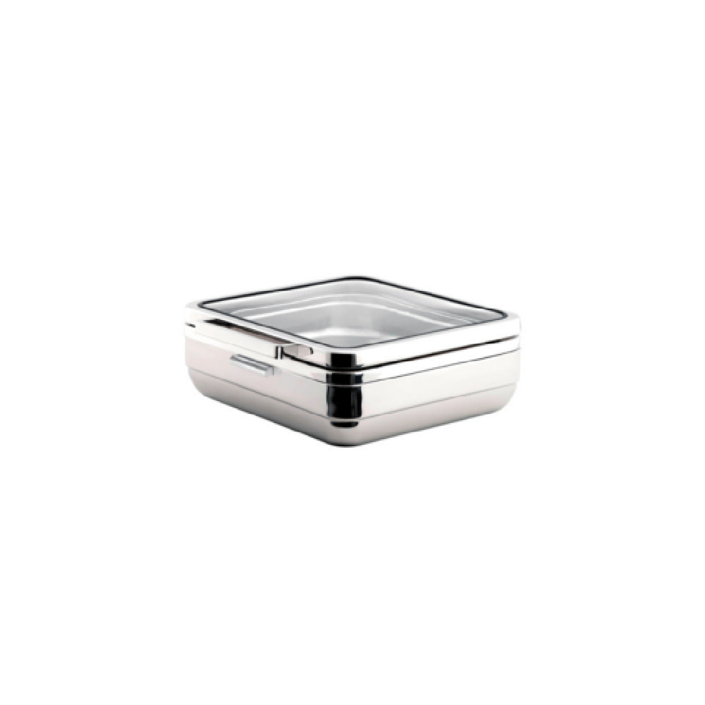FOH BCH018MSS18 Smart Buffet Ware® T-Collection Chafer 5.8 Qt. Square With Silver