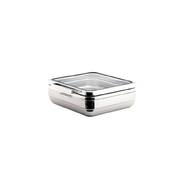 FOH BCH018MSS18 Smart Buffet Ware® T-Collection Chafer 5.8 Qt. Square With Silver