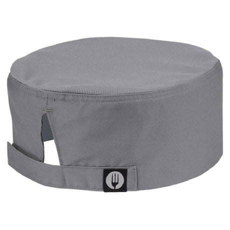 Chef Works DFCVGRYLXL Beanie Cool Vent™ Mesh Top Adjustable Velcro® Closure