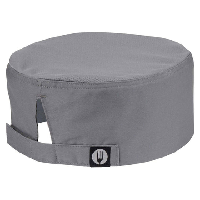 Chef Works DFCVGRY0 Beanie Cool Vent™ Mesh Top Adjustable Velcro® Closure