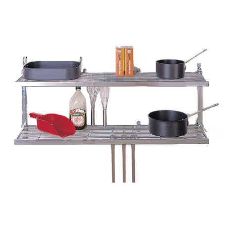 SPG AC34CP - Amco Cantilever Wall Post & Bracket Set, 34", Plating Plus™ Finish