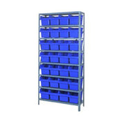 Quantum 1275-SB807_YELLOW - Shelving Unit, 12"D X 36"L X 75"H, Heavy Duty
