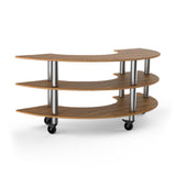 Steelite MGCMSX01BSXW - Creative Curved Station, 81.5" X 41.0" X 35.0", Modular