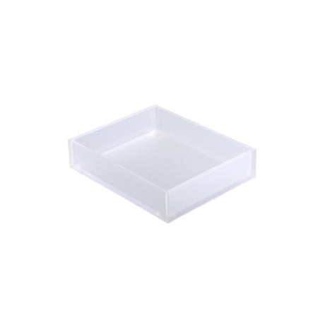 FOH BHO242FRT10 Smart Buffet Ware® T-Collection Acrylic Tray 1/2 Size X 3"