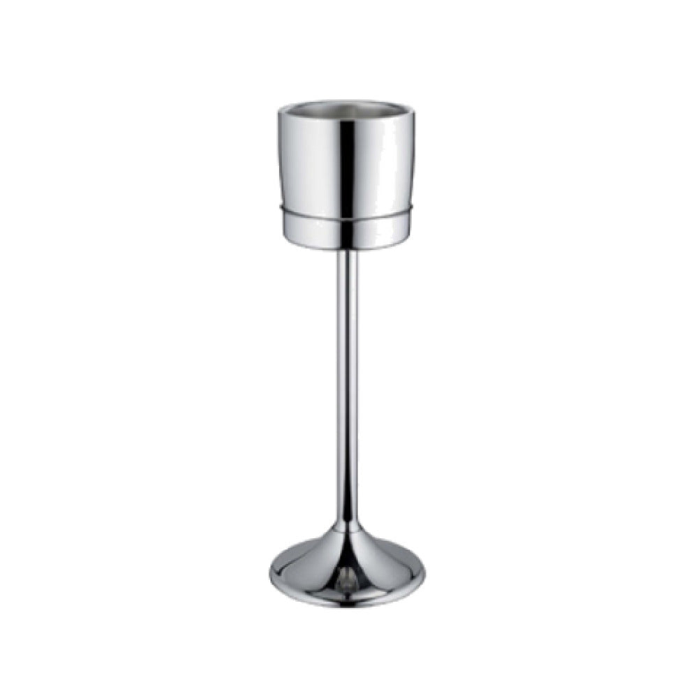 Bauscher Hepp 57.0114.6040 - Champagne Cooler Stand, 7-7/8" Dia. X 23-5/8"H, 18/10 Stainless Steel