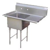 GSW USA SE15151R Sink One Compartment 33-1/8"W X 21"D X 45"H