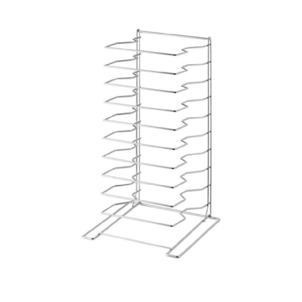 Omcan 81118 (81118) Pizza Pan Rack 10-Slot 1.65" Space Between Racks