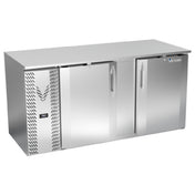 Victory VBB68HC-S - Back Bar Refrigerator, Two-section, 68"W X 30-1/8"D X 34"H