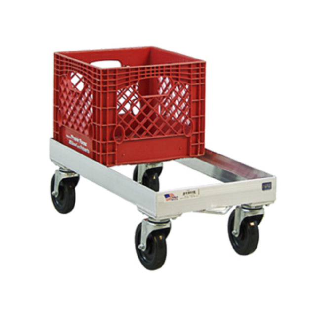 New Age Industrial 1620 Milk Crate Dolly Open Frame 13-3/4"W X 9"H X 28-1/4"D