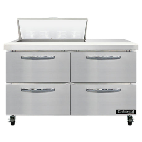 Continental Refrigerator SW48N8-D Sandwich Unit 48"W 13.4 Cu Ft Capacity