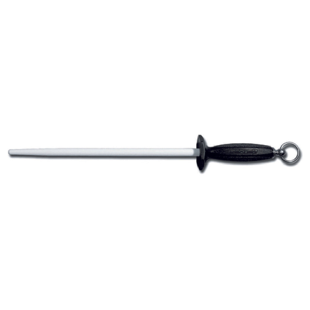 Dexter Russell R12B Traditional™ (7050) Ceramic Sharpener 12" With Black Polypropylene Handle And Hanging Ring