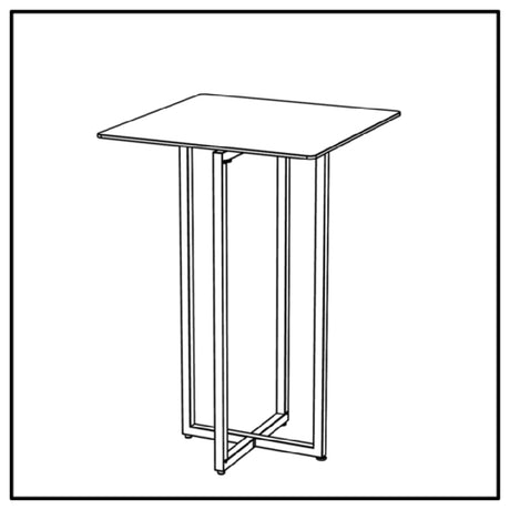 Bauscher Hepp VE-24012 - Venta® Foldable Table, Base Made In Steel With Powder-coating