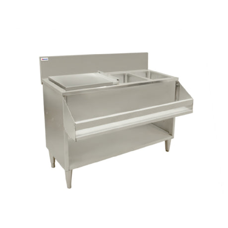 Omcan 48138 (48138) Cocktail Mix Unit With Sink & Cover 48"W X 24"D