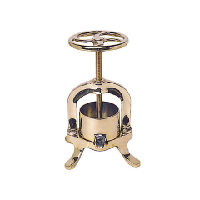 Matfer 612205 Duck/Lobster Press For Meat Juice Extraction Polished Brass