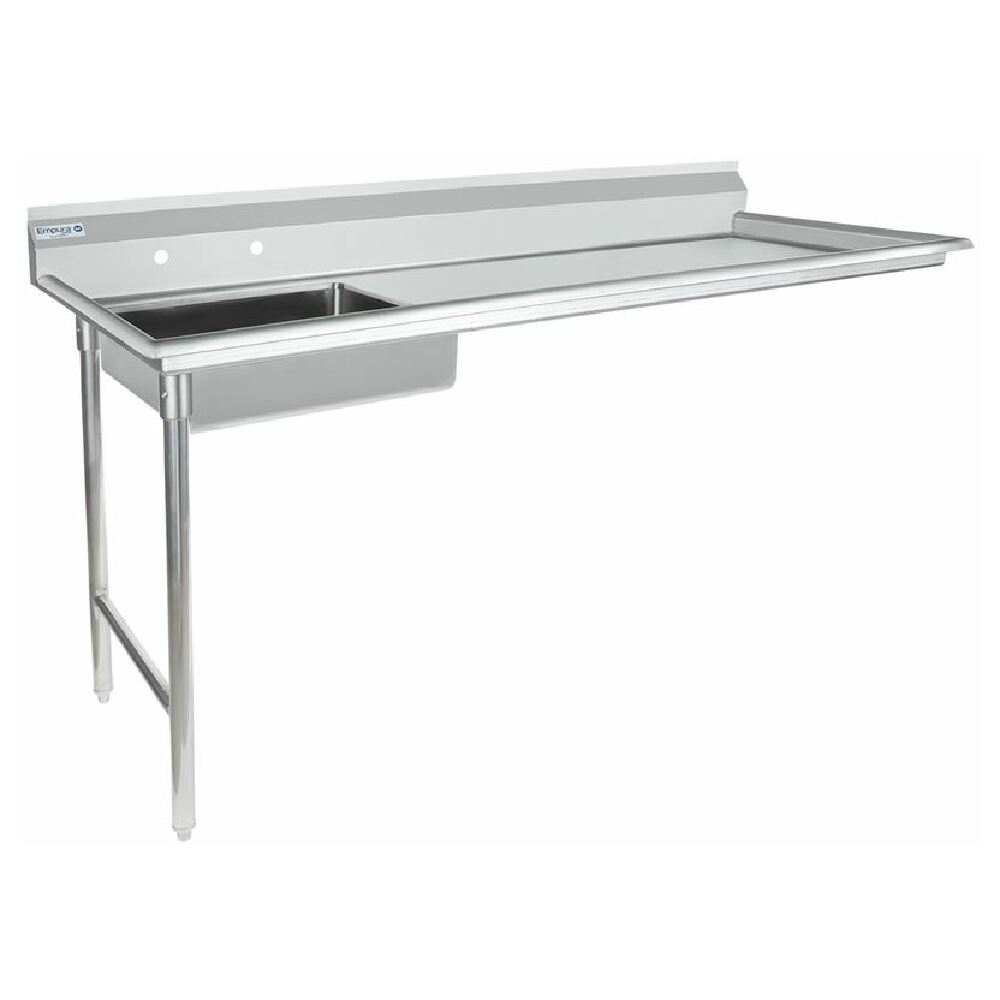 Empura Stainless EUDT72L Soiled Dishtable Undercounter 30"D X 72"W X 41.5"H Overall