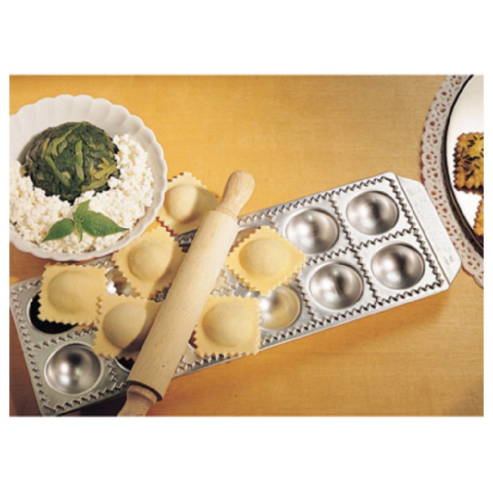 Matfer 073194 Imperia Ravioli Mold 13-2/3"L X 5-1/2"W Makes (12) 2" X 2" Domed Squares