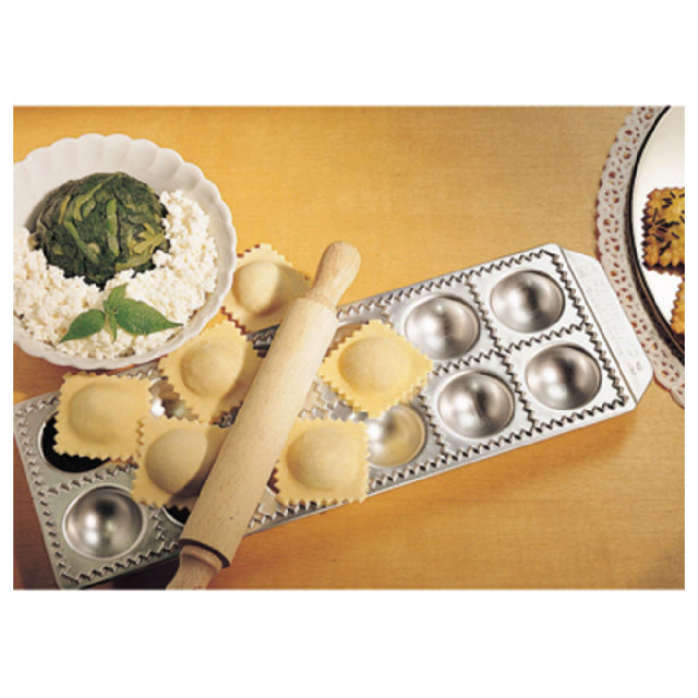 Matfer 073194 Imperia Ravioli Mold 13-2/3"L X 5-1/2"W Makes (12) 2" X 2" Domed Squares