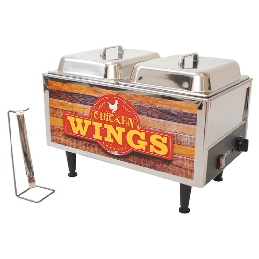 Winco 51072W Benchmark Chicken Wing Warmer Countertop Electric