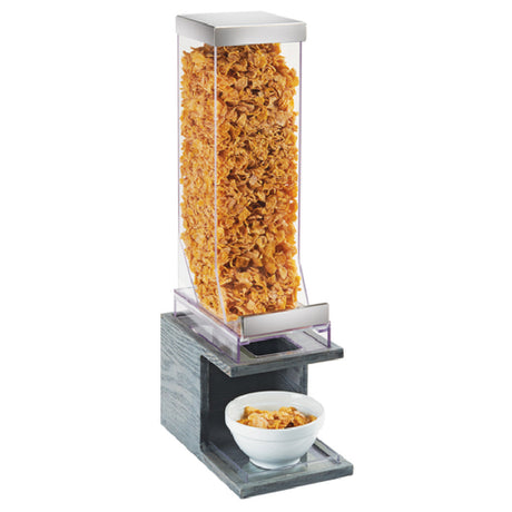 Cal Mil 22067-1-83 Ashwood Cereal Dispenser 9.8L Capacity Bin 9-1/4"W X 6-1/2"D X 24"H