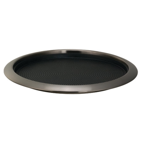 Service Ideas TR1412RIDT Metallic Elements Tray 14" Dia. (12" Dia. Inside) Round