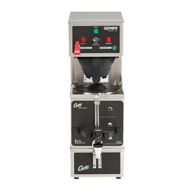 Curtis GEM-120A-10|CONFIGURE FOR PRICING Gemini® Coffee Brewer Single 1 Gallon Capacity