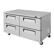 Turbo Air TUF-60SD-D4-N Super Deluxe Series Undercounter Freezer Two-section 60-1/4"W X 30"D X 30-1/2"H