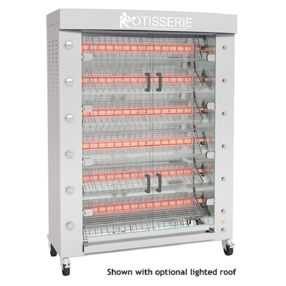 Rotisol FBS1400-6G-SS_LP FlamBoyant™ SPATCHCOCK Rotisserie Oven Gas Floor Model