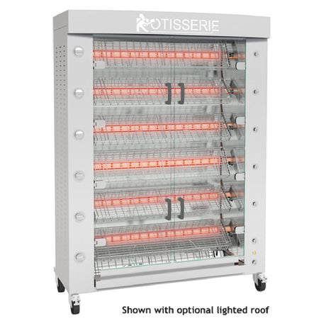 Rotisol FBS1400-6G-SS_LP FlamBoyant™ SPATCHCOCK Rotisserie Oven Gas Floor Model