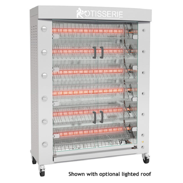 Rotisol FBS1400-6G-SS_LP FlamBoyant™ SPATCHCOCK Rotisserie Oven Gas Floor Model