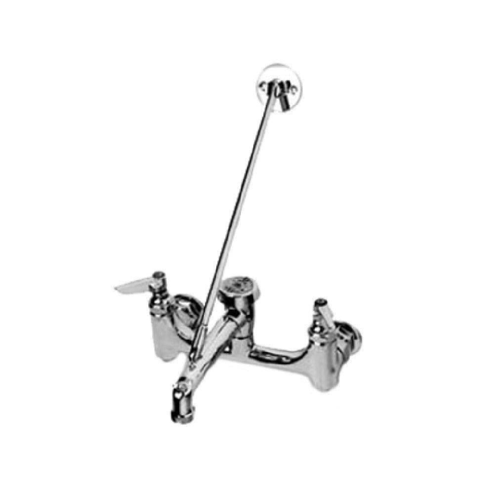 T&S Brass B-0665-BSTPM Service Sink Faucet 8" Centers Polished Chrome-plated Finish