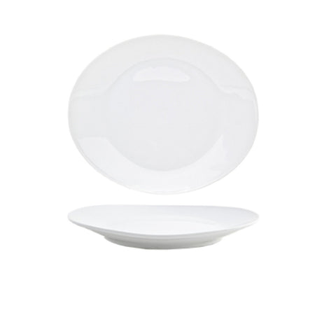 FOH DSP015WHP13 Ellipse™ Plate 9" X 7-1/2" Oval