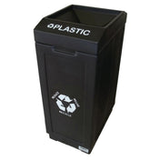 Hubert 65621 - Recycle Bin, "Plastic", 39 Gallon