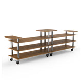 Steelite MGCMLB17BSXW - Elongated Classic Station, 161.0" X 29.5" X 47.0", Modular