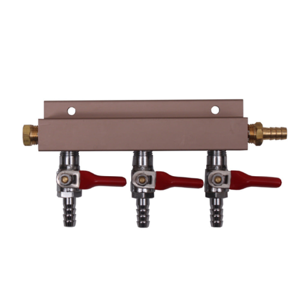 Glastender MAN3 Three Product Manifold Kit (includes: 6 Feet Of Red Gas Tubing Per Product & The Clamps Required For Connection To Keg Couplers (sold Separately))