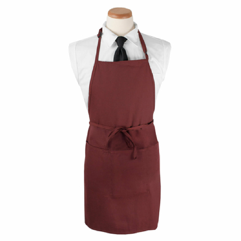 John Ritzenthaler Company 3PBIAELBG Ritz® Bib Apron 26" X 31" Extra Long 3 Front Pockets And Pen Pocket With Seamless Bottoms