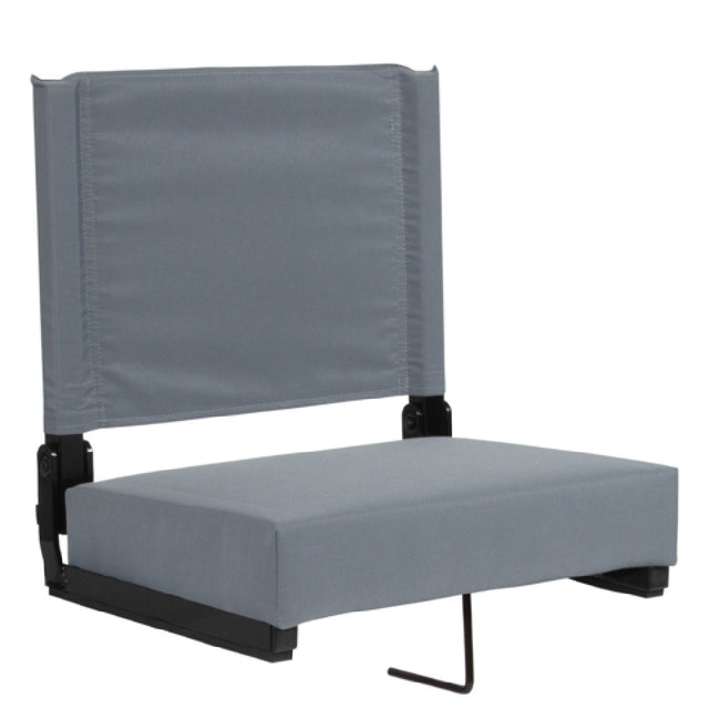 Flash Furniture XU-STA-GY-GG Grandstand Ultra-Padded Comfort Seat 500 Lb. Weight Capacity