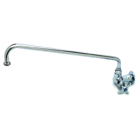 T&S Brass B-0210 Sink Faucet Single With 18" Swing Nozzle Wall Mounted