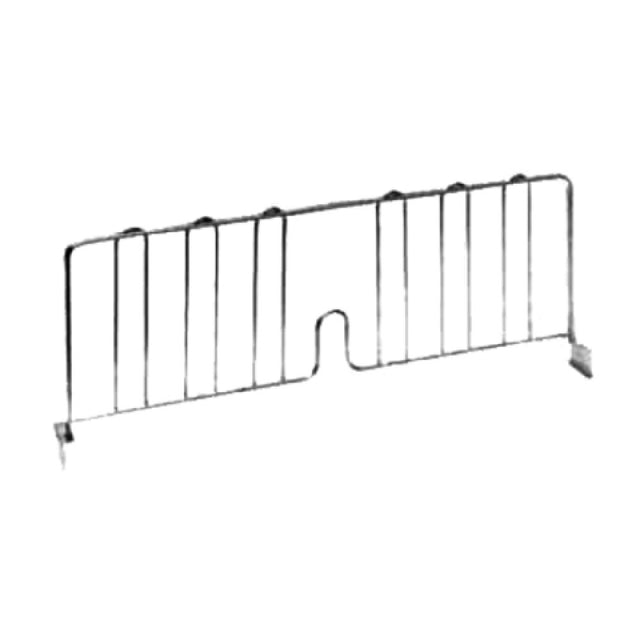 Metro DD14FC Super Erecta® Shelf Divider 8" X 14" (203 X 355mm) Chrome