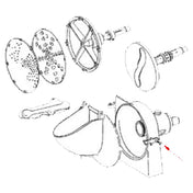 Franklin Machine Products 282-1014 Latch Bolt 1/4-20 Hex Head