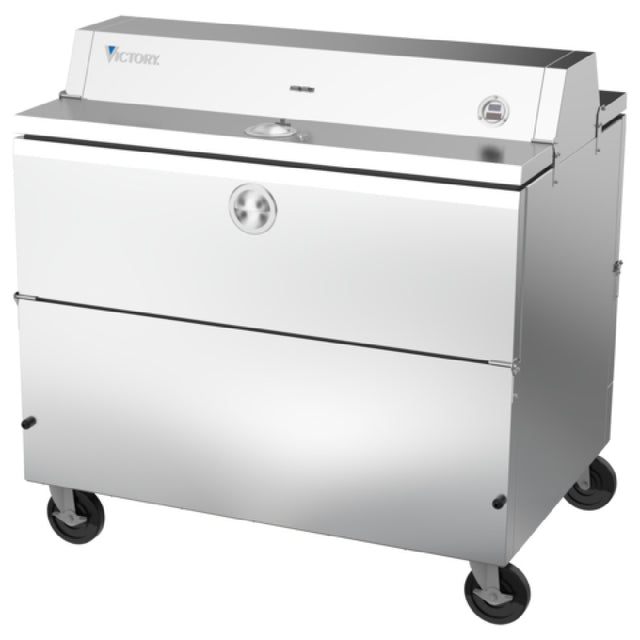 Victory VMCFD49-1-S-HC School Milk Cooler Forced Air Powered By V-Core™