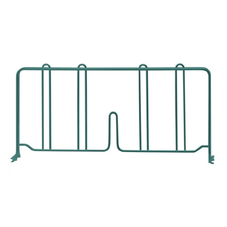 Quantum DIV18P Wire Shelf Divider 18"D X 8"H Green Epoxy Antimicrobial Finish