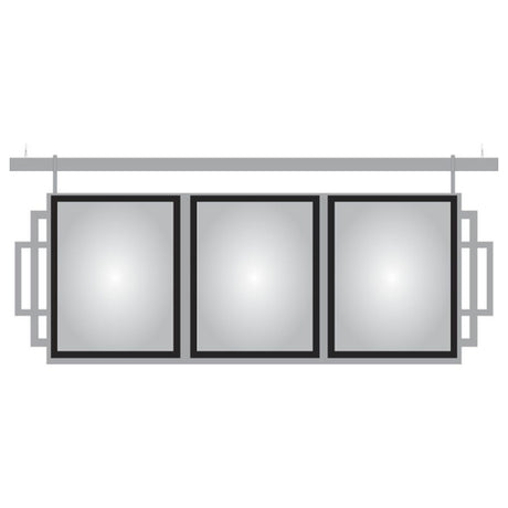 Hubert 46783 - Menu Board, 3-pocket, Hanging