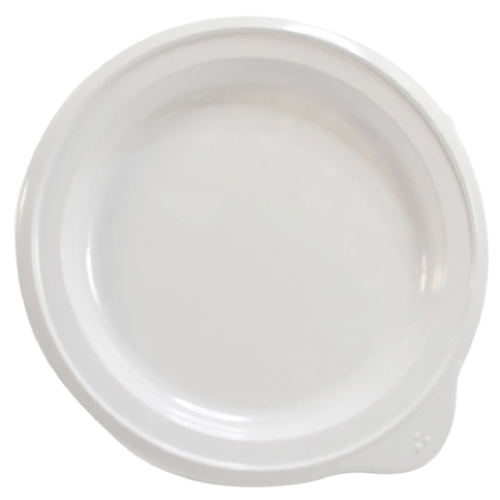 Bauscher Hepp T3830W - Low Plate, 4-1/2 Oz., 6-7/10"W X 7-1/5"D X 4/5"H