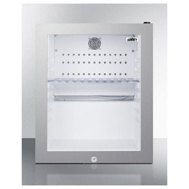 Summit MB13GLSS Compact Minibar 16"W 0.9 Cu.ft. Capacity